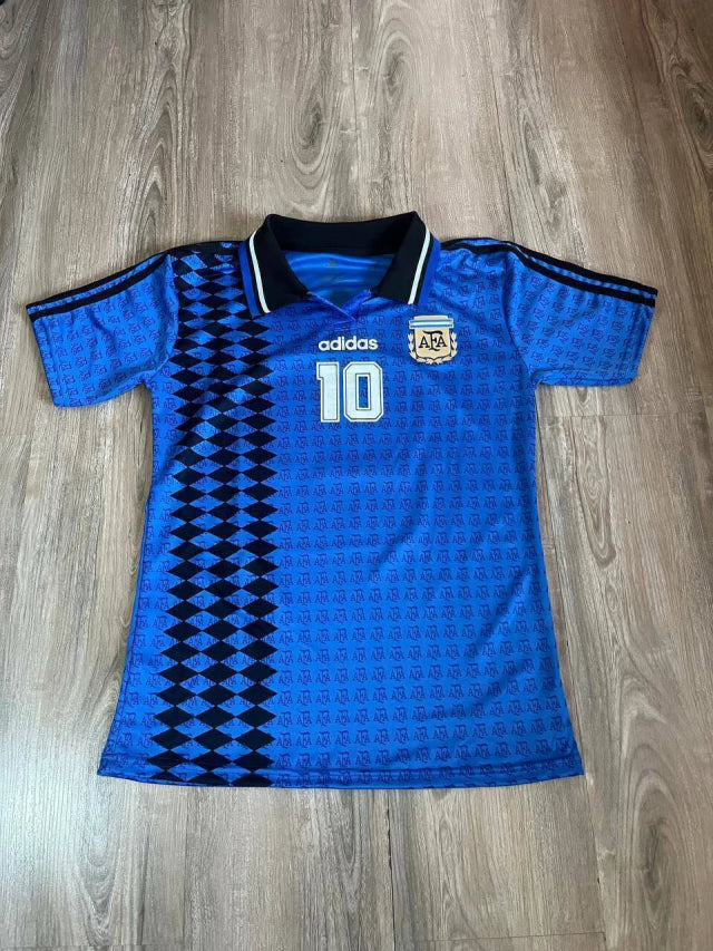 Casaca Retro Argentina 1994 Alternativa Azul Maradona 10
