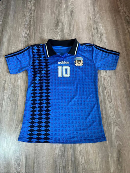 Casaca Retro Argentina 1994 Alternativa Azul Maradona 10