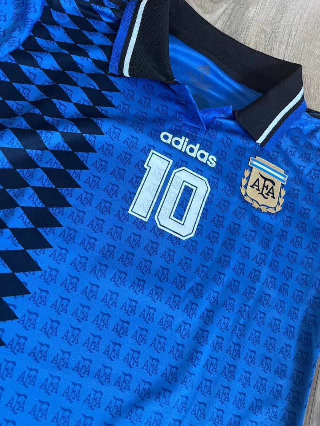 Casaca Retro Argentina 1994 Alternativa Azul Maradona 10