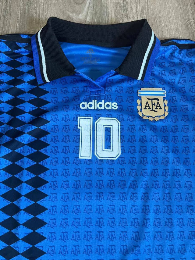 Casaca Retro Argentina 1994 Alternativa Azul Maradona 10