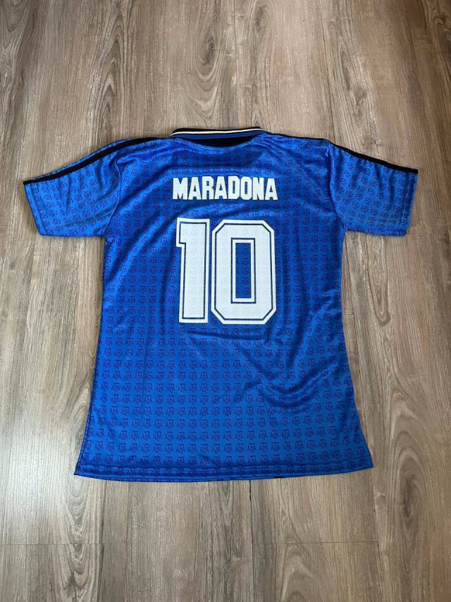 Casaca Retro Argentina 1994 Alternativa Azul Maradona 10