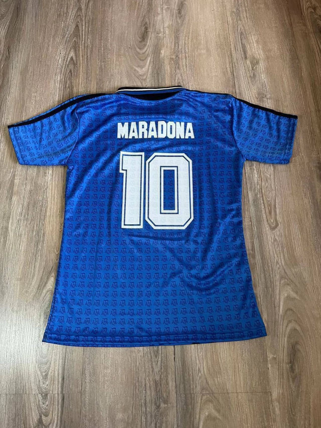 Casaca Retro Argentina 1994 Alternativa Azul Maradona 10