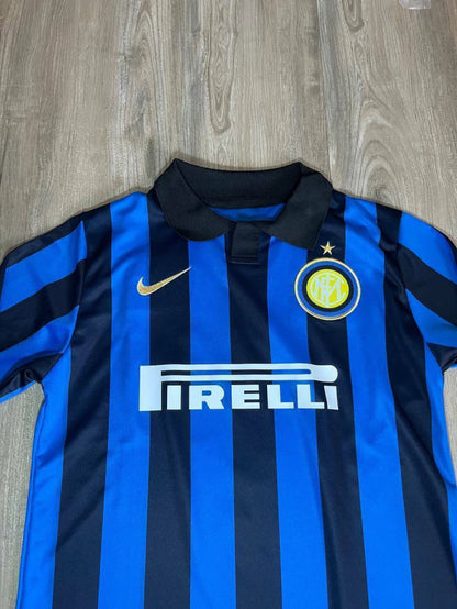 Casaca Retro Inter de Milan Mangas Largas Ronaldo Nazario 9