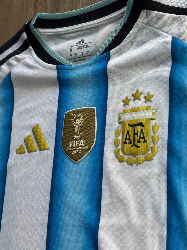 Casaca Argentina Titular Mundial 2026 Para Ninos