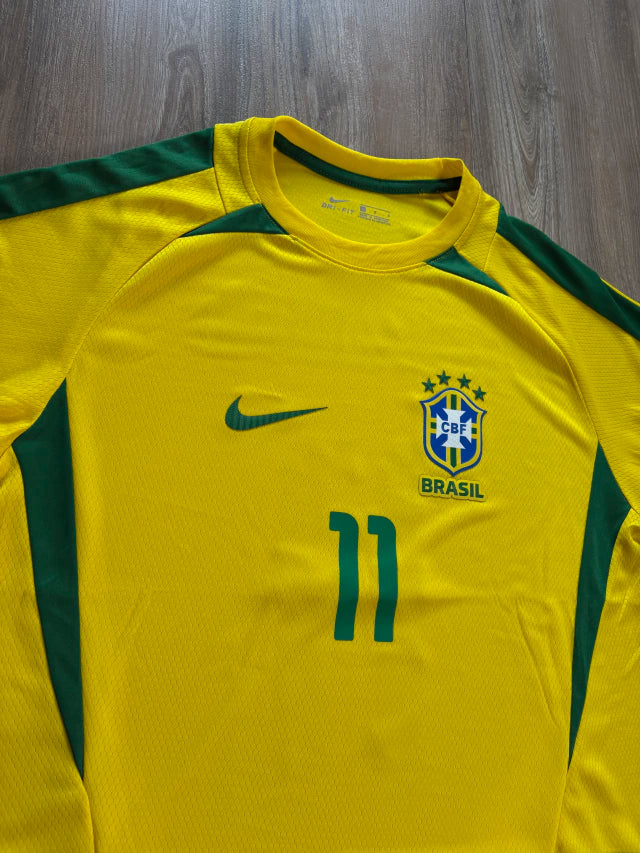 Casaca Retro de Brasil Titular 2002