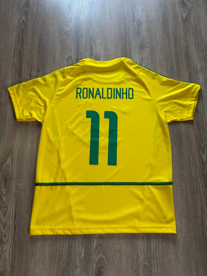 Casaca Retro de Brasil Titular 2002