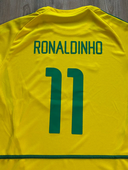 Casaca Retro de Brasil Titular 2002