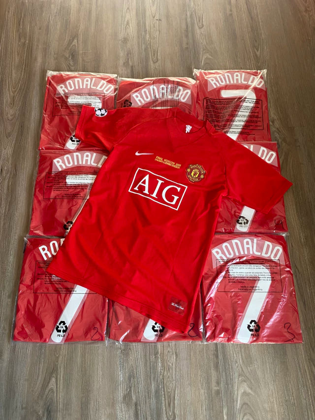 Casaca Retro Manchester United Titular 2008 Cristiano Ronaldo 7