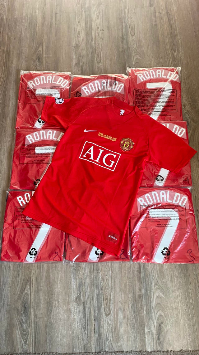 Casaca Retro Manchester United Titular 2008 Cristiano Ronaldo 7