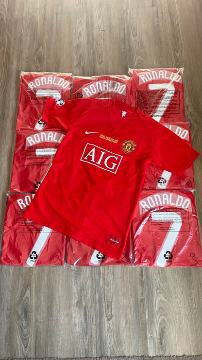 Casaca Retro Manchester United Titular 2008 Cristiano Ronaldo 7