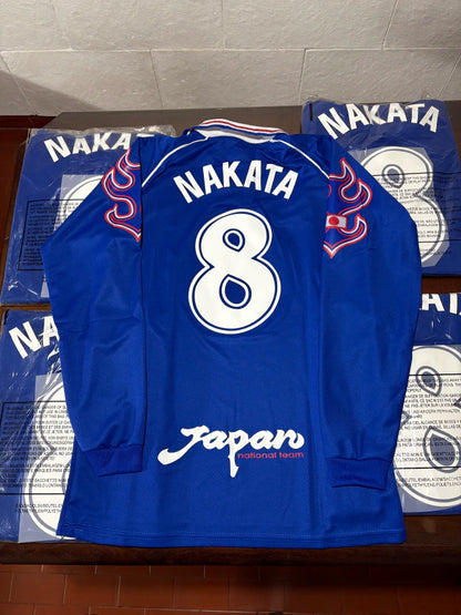 Casaca Retro Japon 1998 Mangas Largas Nakata 8