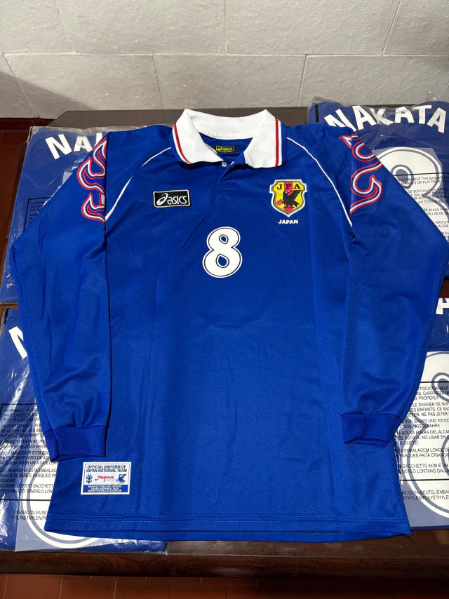 Casaca Retro Japon 1998 Mangas Largas Nakata 8
