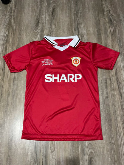 Casaca Retro Manchester United 1999 Ganador de Champions Beckham 7